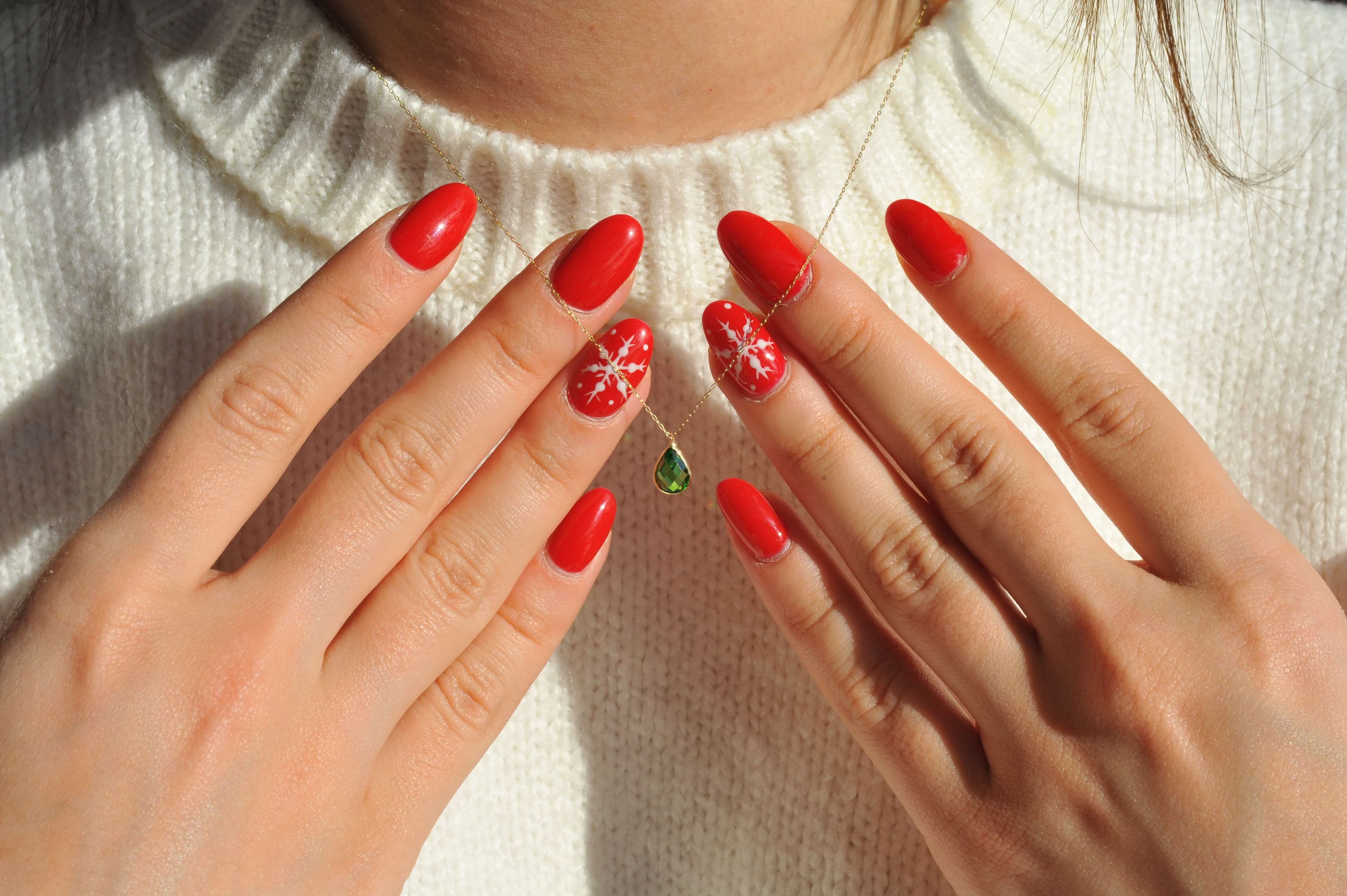 14K Real Gold Emerald Necklace